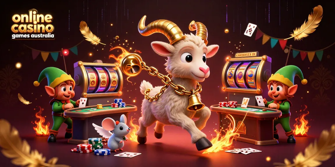 Engage in exciting online casino games australia with a lively casino scene featuring characters and vibrant game elements.